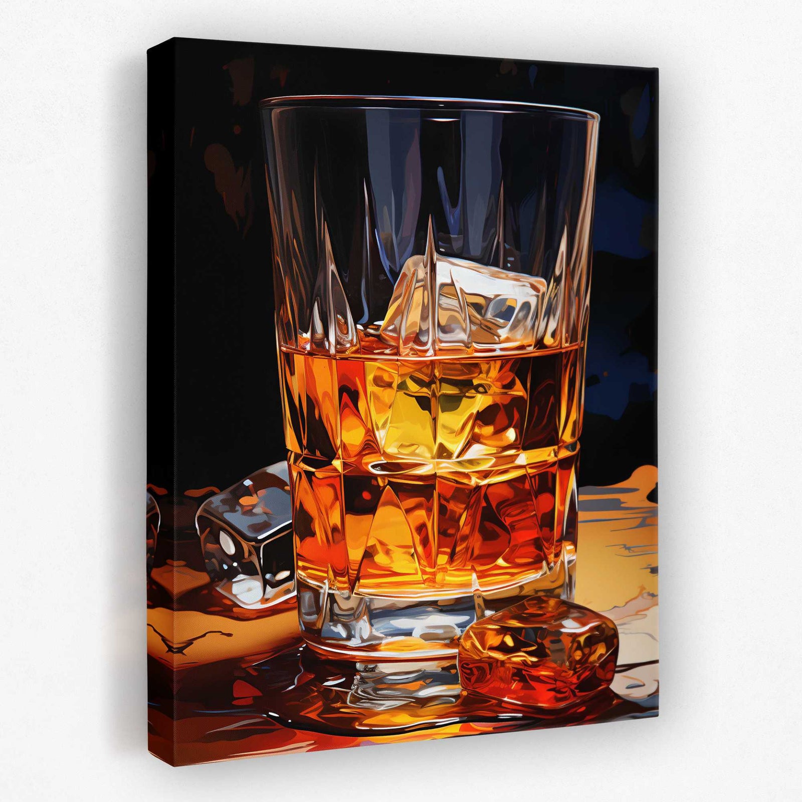 Abstract Spirits - Cocktail Canvas Wall Art