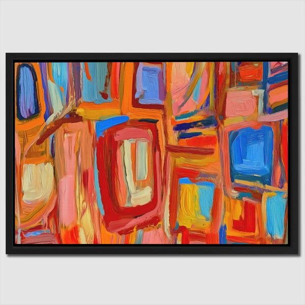 Abstract Square Ideas Abstract Squares Colorful Wall Art