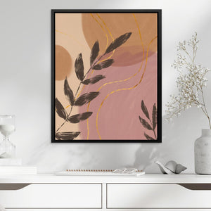 Abstraction Leaves - Luxury Wall Art