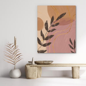 Abstraction Leaves - Luxury Wall Art