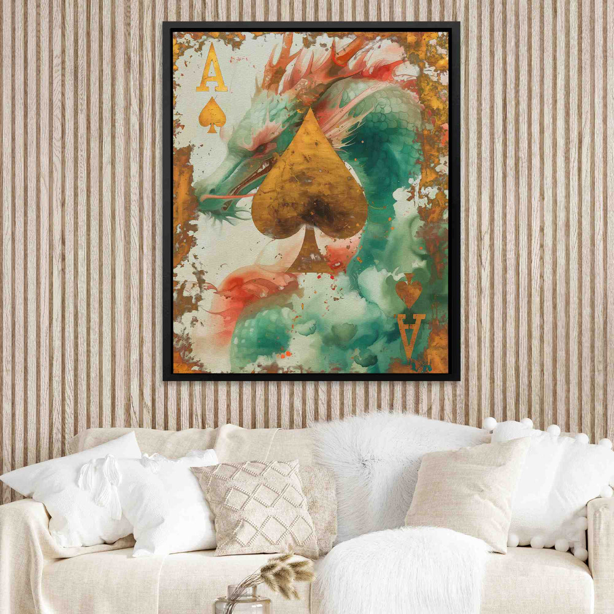 Ace of Dragons - Luxury Wall Art
