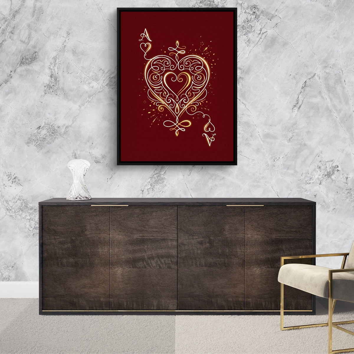 Ace of Filigree - Luxury Wall Art