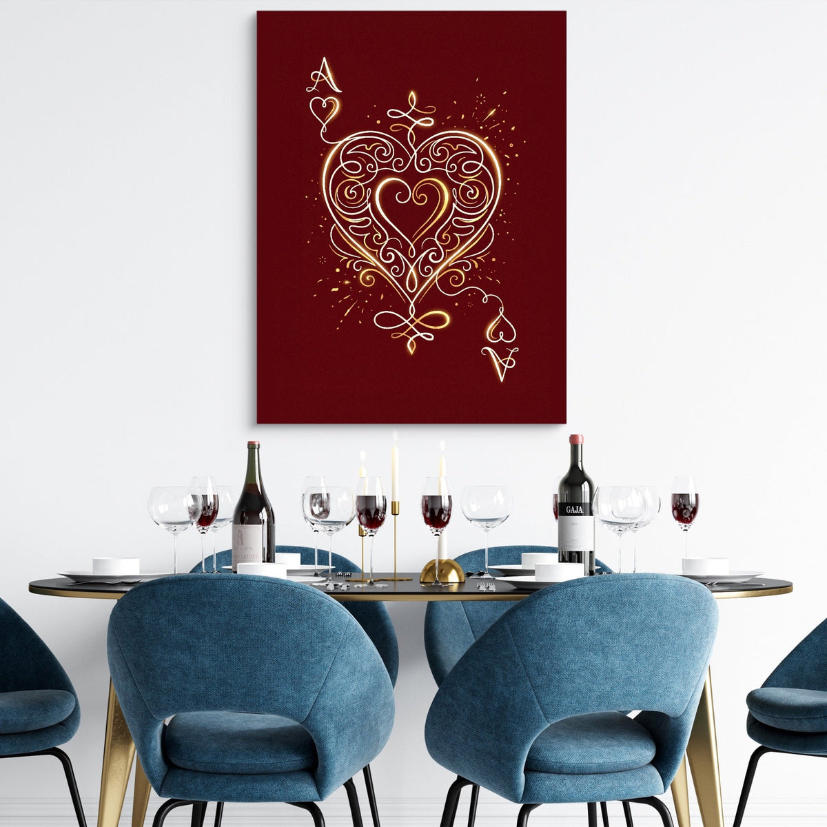 Ace of Filigree - Luxury Wall Art
