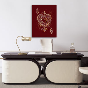 Ace of Filigree — ace of filigree sq luxury office desk 1port flush print