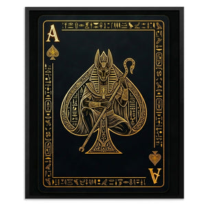 Ace Of Spades Egyptian Card — Ace Of Spades Egyptian Card Front Facing Portrait2 73