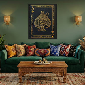 Ace Of Spades Egyptian Card — Ace Of Spades Egyptian Card Cozy Green Port 55