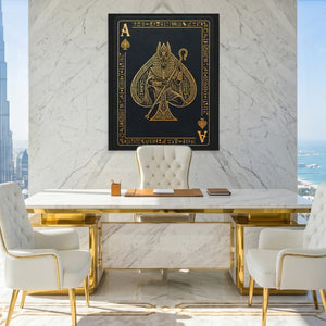 Ace Of Spades Egyptian Card — Ace Of Spades Egyptian Card King Lux Port 127