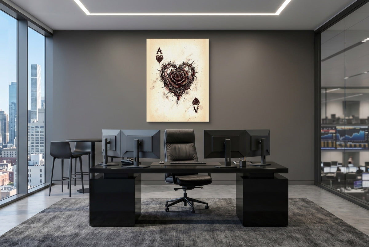 Ace of Thorns - Luxury Wall Art