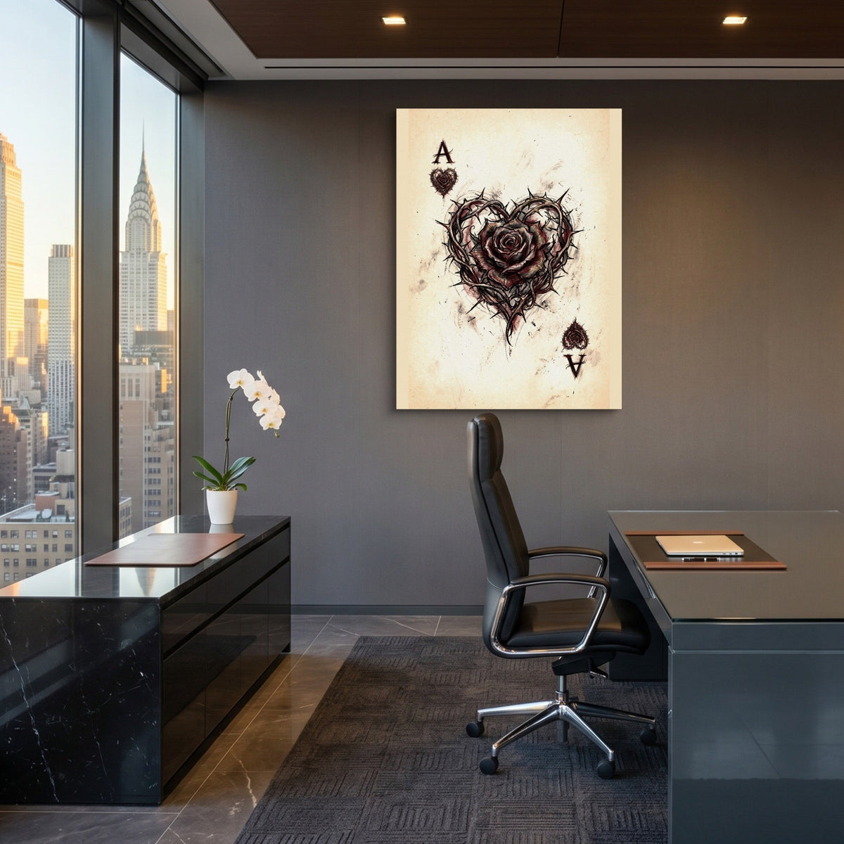 Ace of Thorns - Luxury Wall Art
