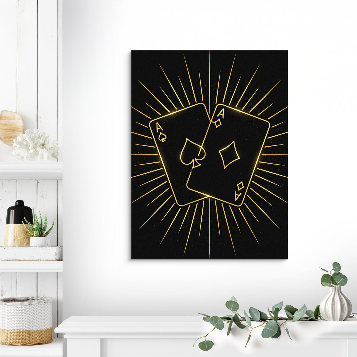 Aces Golden Radiance — aces golden radiance sq land living room lux 1port flush print