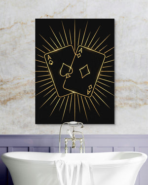 Aces Golden Radiance — aces golden radiance psd marble purple bath 1port flush print