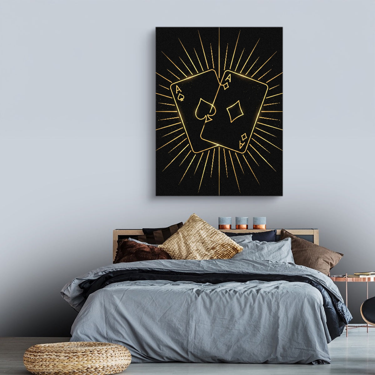 Aces Golden Radiance — aces golden radiance sq land comfortable bedroom 1port flush print
