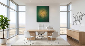 Aces Golden Suits — aces golden suits office space with furniture 1port flush print