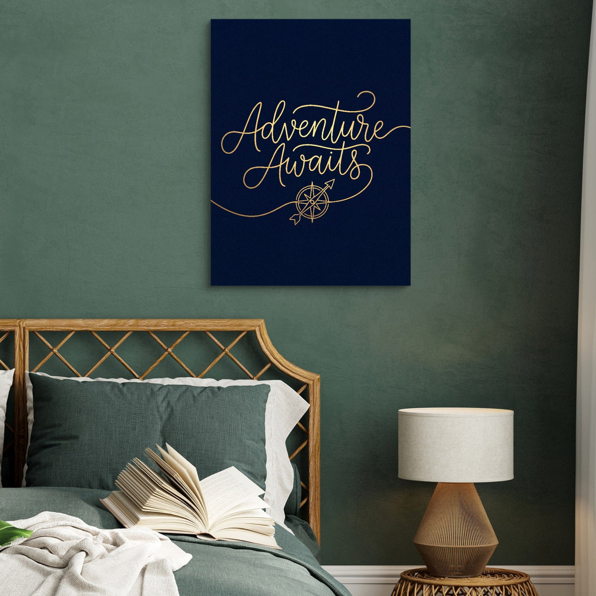 Adventure Awaits Line - Luxury Wall Art