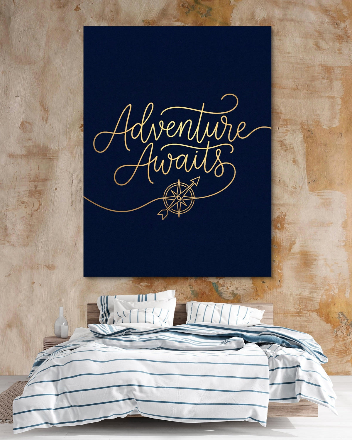 Adventure Awaits Line - Luxury Wall Art