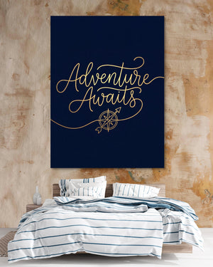 Adventure Awaits Line — adventure awaits line psd clay beige bedroom 1port flush print