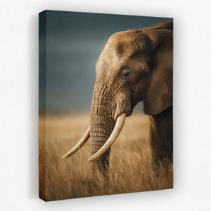 African Elephant Portrait — African Elephant Portrait Portrait   Side View   Mirror 267