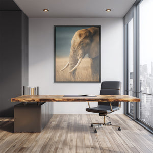 African Elephant Portrait — African Elephant Portrait Lux Empty Office 195