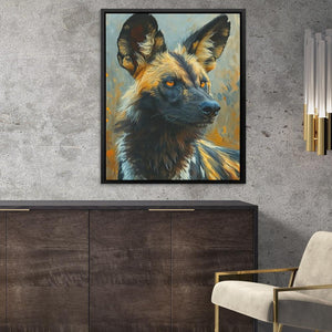 African Wild Dog - Luxury Wall Art