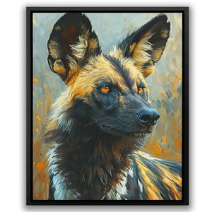 African Wild Dog - Luxury Wall Art