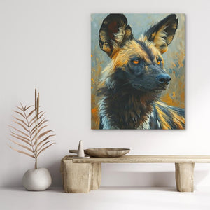 African Wild Dog - Luxury Wall Art