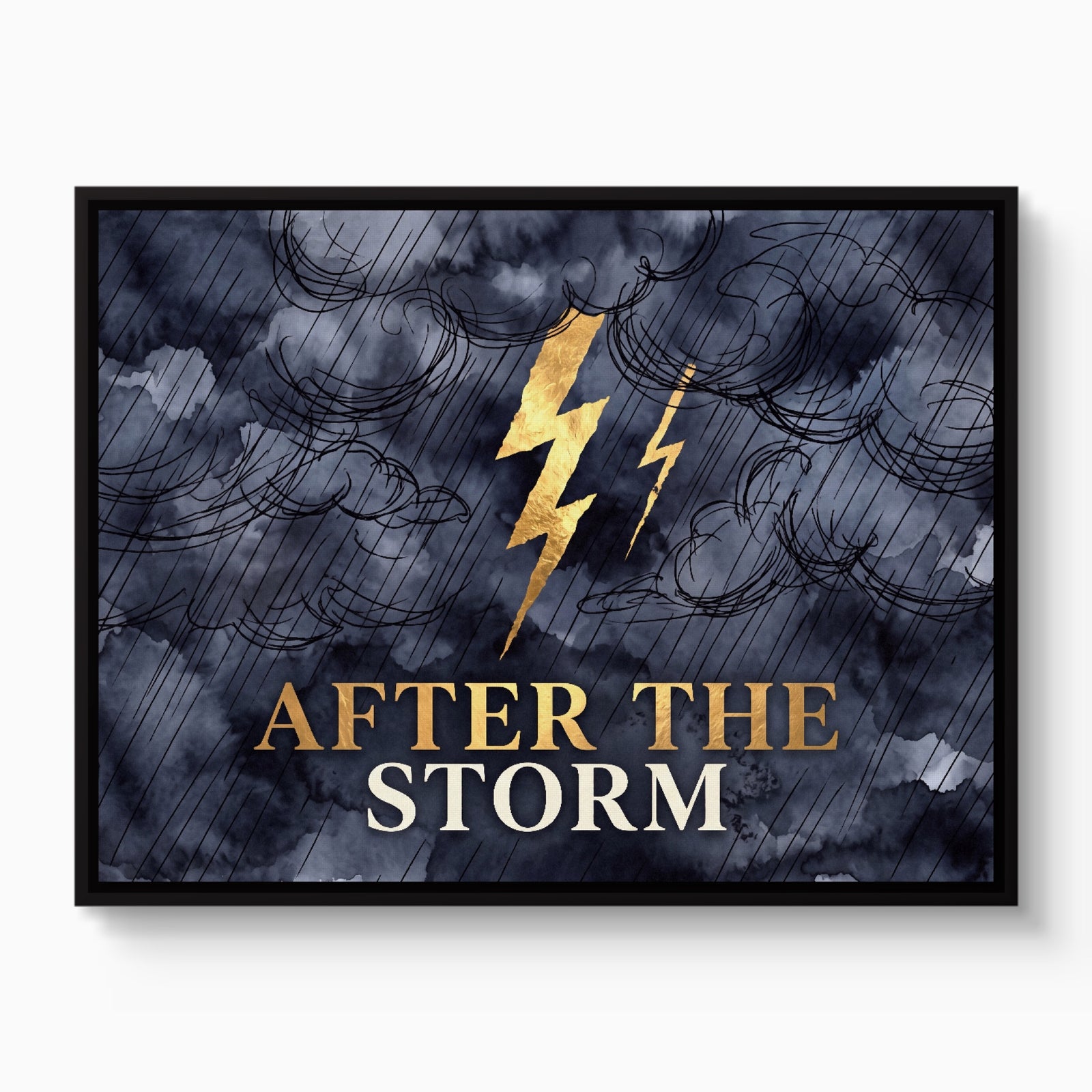 After The Storm — after the storm white studio framed black