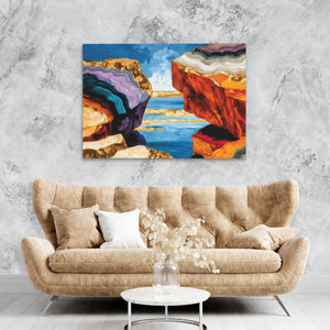 Agate Cliffs Portal - Luxury Wall Art