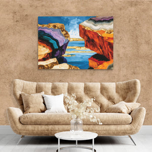 Agate Cliffs Portal - Luxury Wall Art