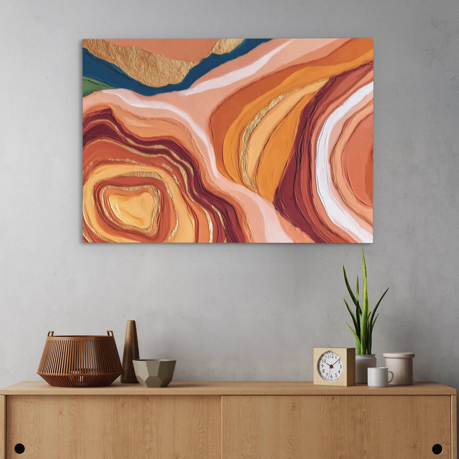 Agate Dreams Flow - Luxury Wall Art