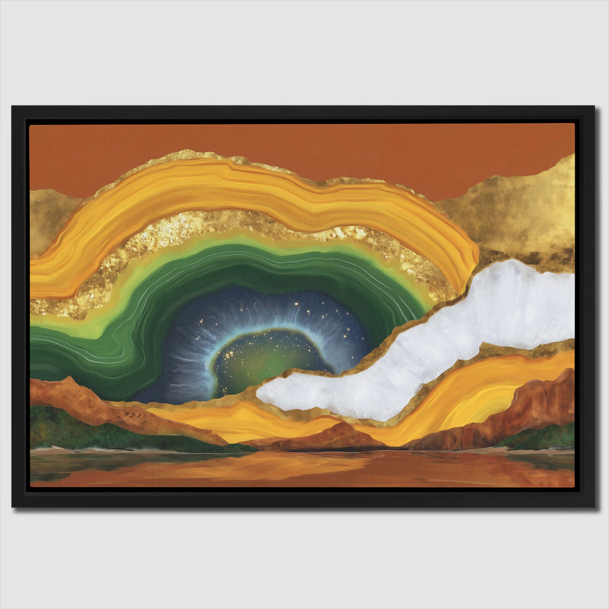Agates Hidden Chamber - Luxury Wall Art
