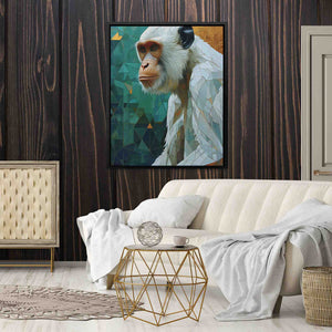 Albino Chimpanzee - Luxury Wall Art