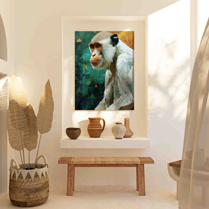 Albino Chimpanzee - Luxury Wall Art