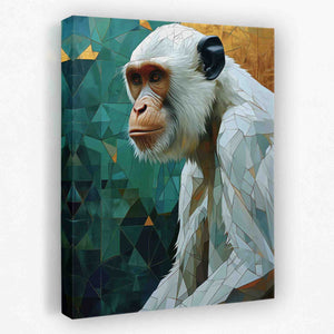 Albino Chimpanzee - Luxury Wall Art