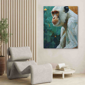 Albino Chimpanzee - Luxury Wall Art