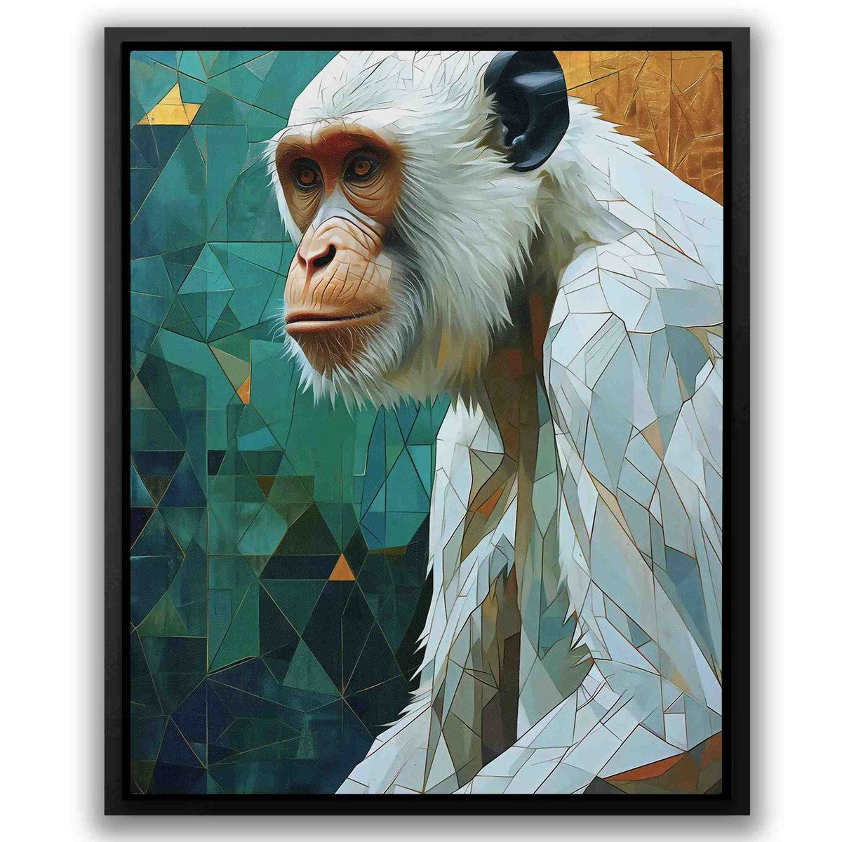 Albino Chimpanzee - Luxury Wall Art