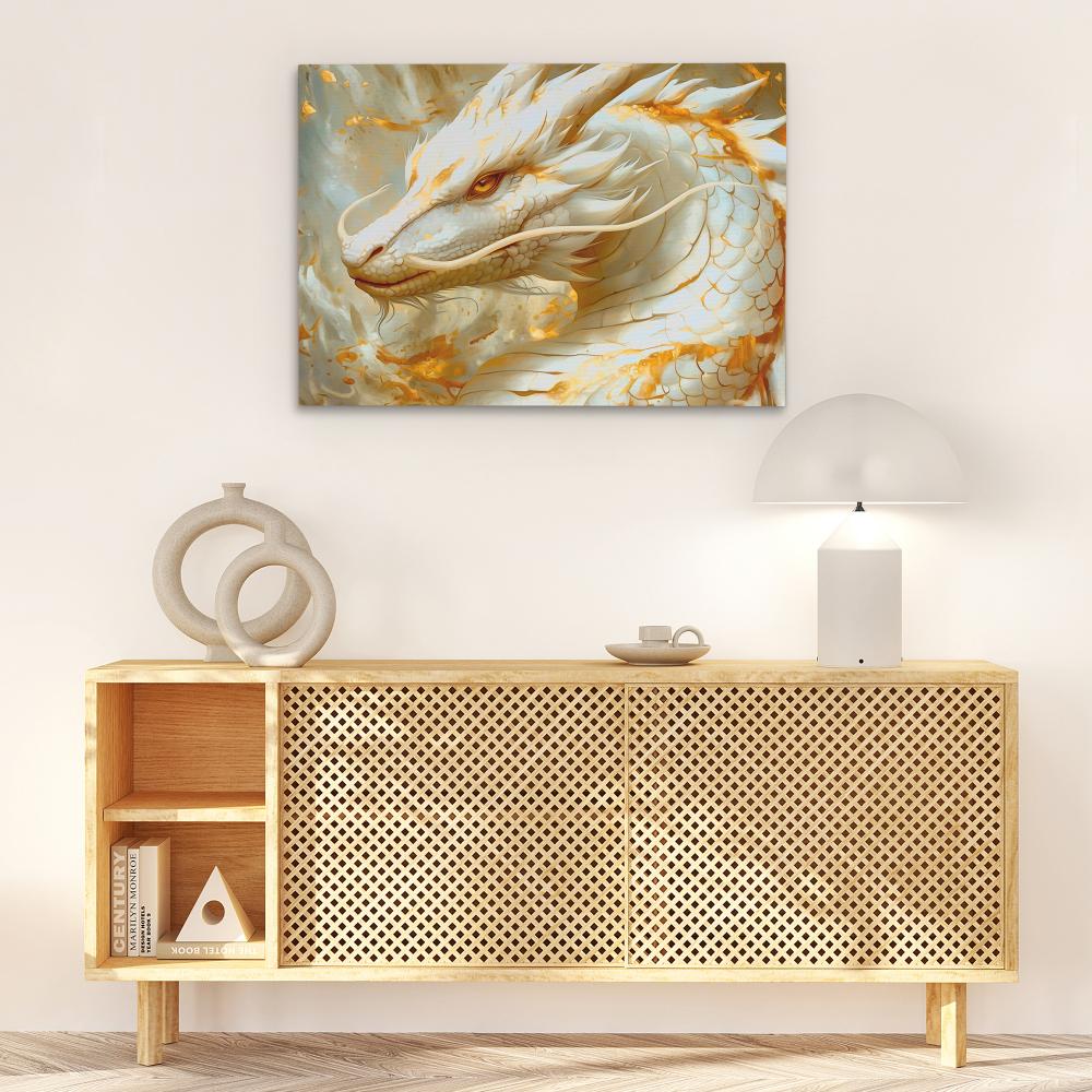 Albino Dragon - Luxury Wall Art