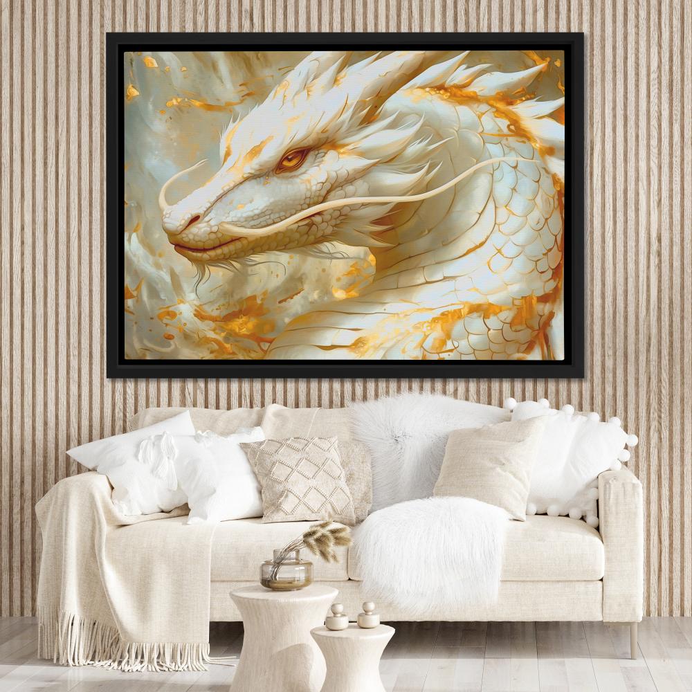 Albino Dragon - Luxury Wall Art