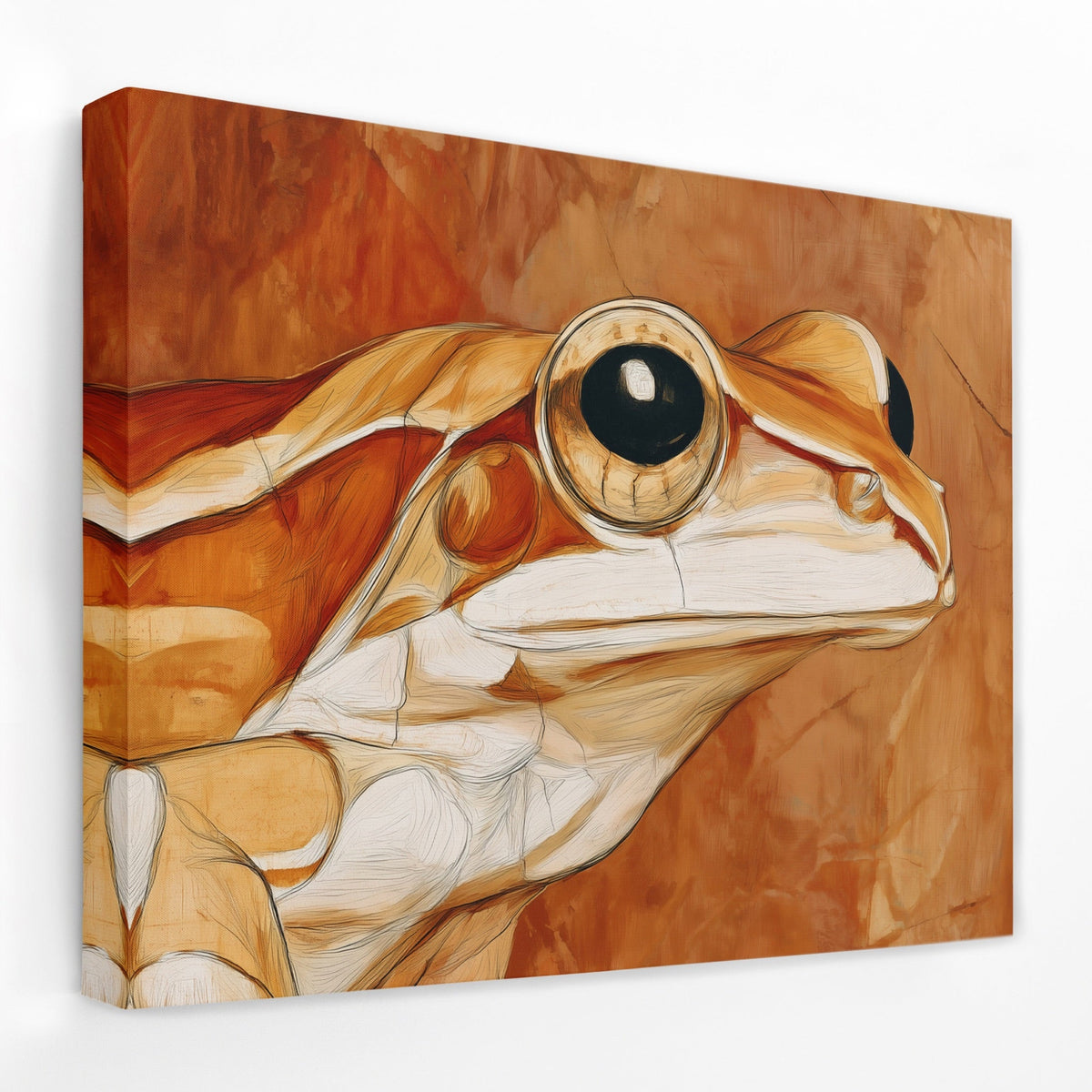 Albino Frog Nouveau - Luxury Wall Art