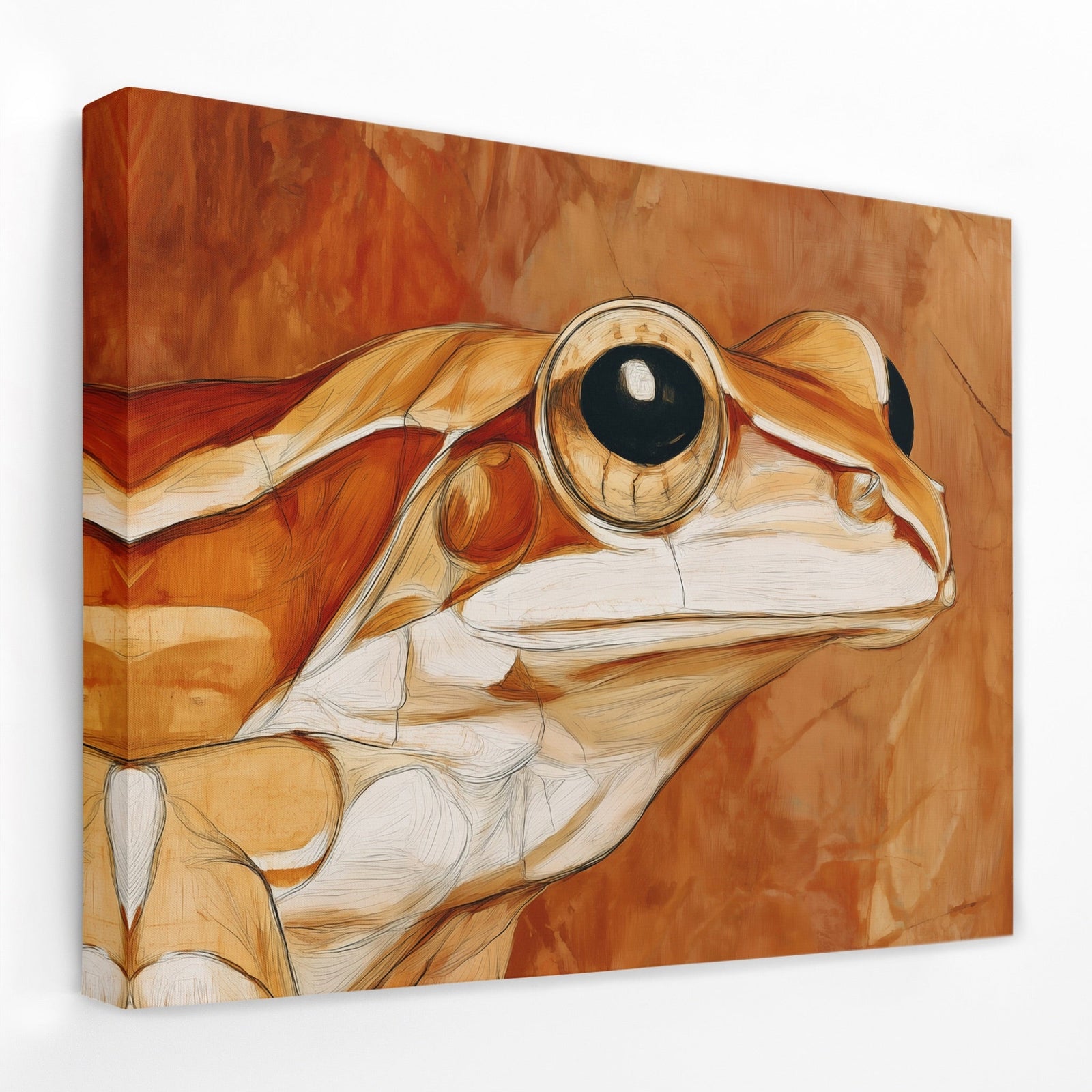 Albino Frog Nouveau - Luxury Wall Art