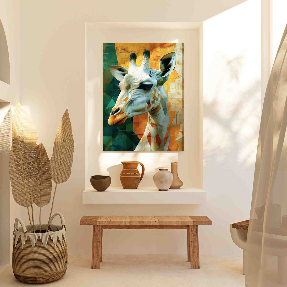 Albino Giraffe - Luxury Wall Art