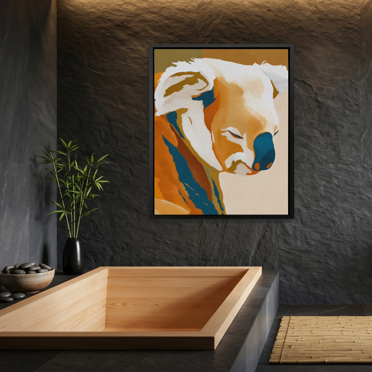 Albino Koala Color Break — Albino Koala Color Break Bamboo Bathroom Port 55