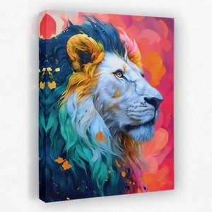 Albino Lion - Luxury Wall Art