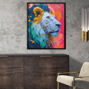 Albino Lion - Luxury Wall Art