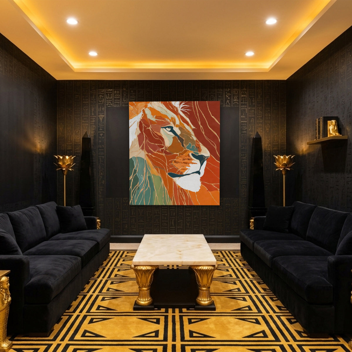 Albino Lion Mist — Albino Lion Mist Egyptian Room Port 128