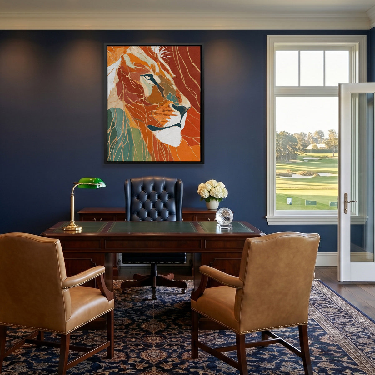 Albino Lion Mist — Albino Lion Mist Golf House Blue Port 176