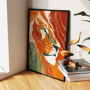 Albino Lion Mist — Albino Lion Mist New   Living Room Wall Apartment Zoom 224
