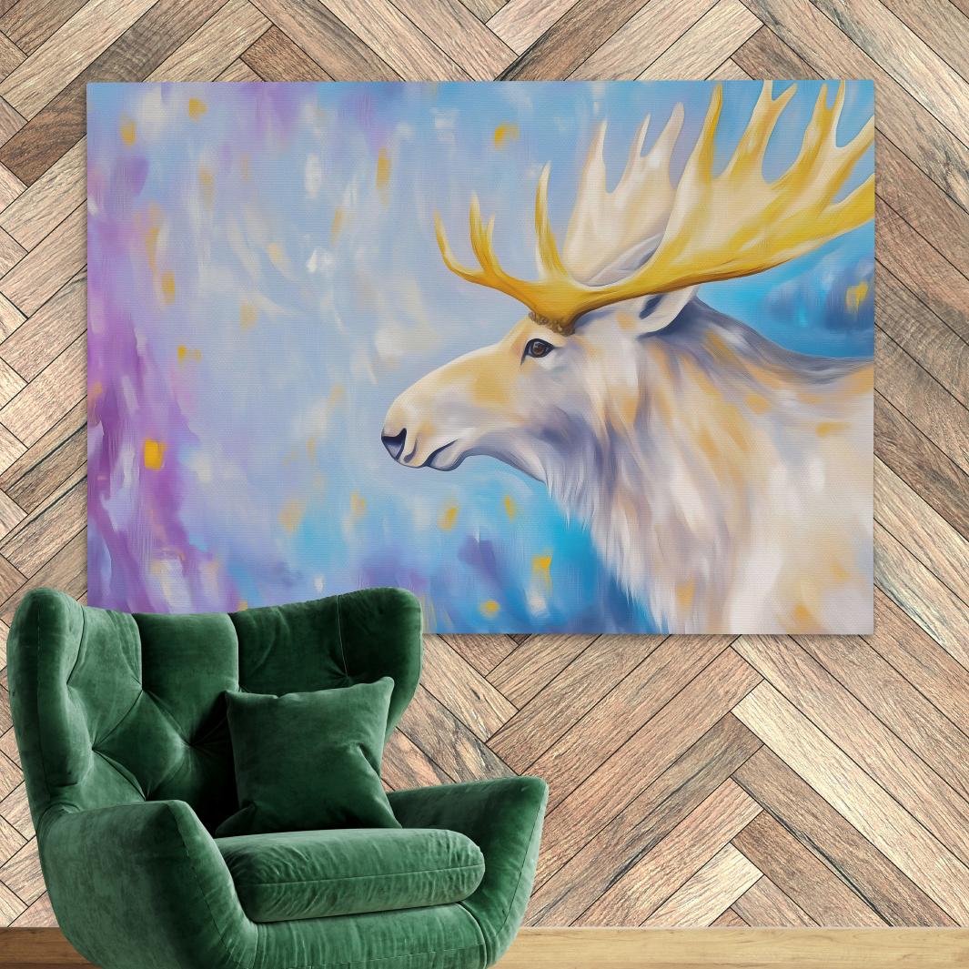 Albino Moose - Luxury Wall Art