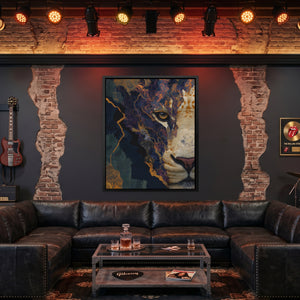 Albino Panther Burgundy — Albino Panther Burgundy Man Cave Guitar Port 143