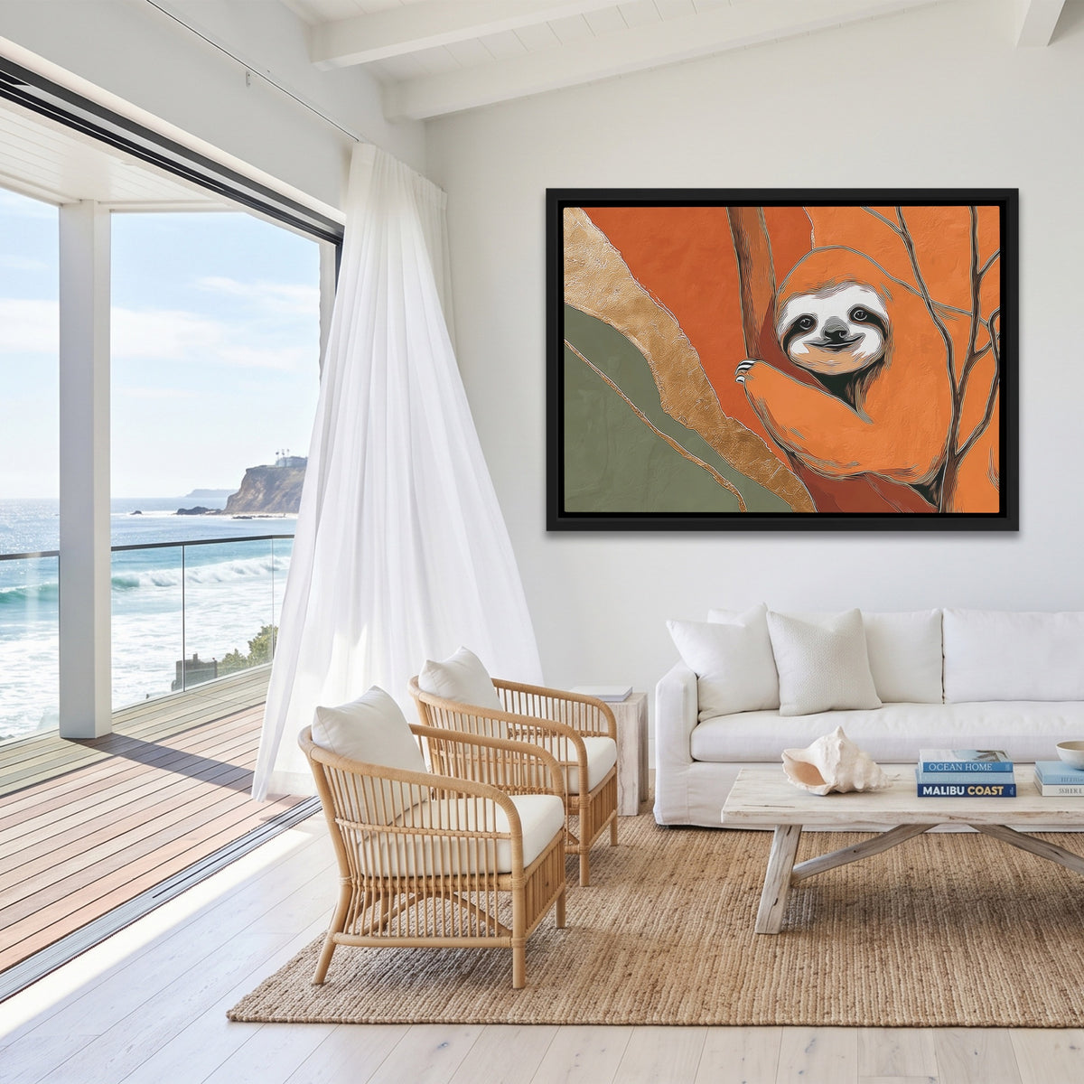 Albino Sloth Amber Wash — Albino Sloth Amber Wash Malibu Beach Land 165