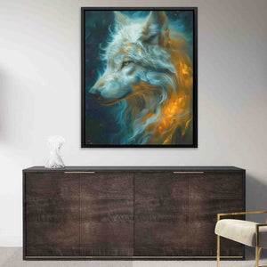 Albino Wolf - Luxury Wall Art